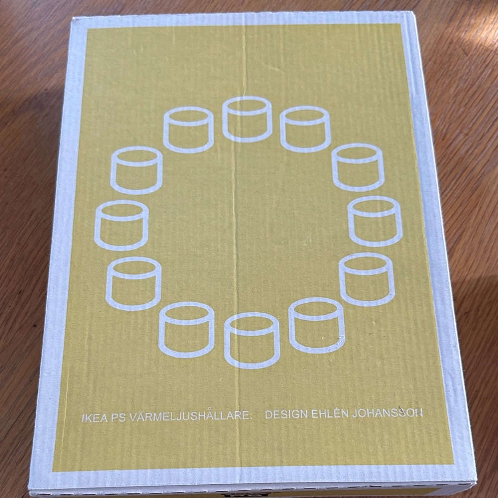 IKEA PS Värmeljushållare - White tea light holder set